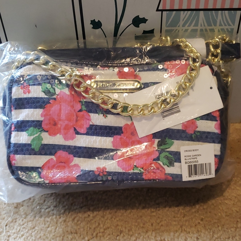 Betsy Johnson Rosie Garden crossbody bag